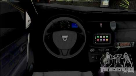 Dacia Sandero 2018 Politia для GTA San Andreas