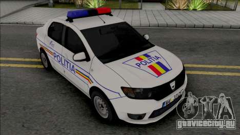 Dacia Logan 2013 Politia для GTA San Andreas
