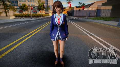 DOAXVV Tsukushi - Autumn School Wear 1 для GTA San Andreas