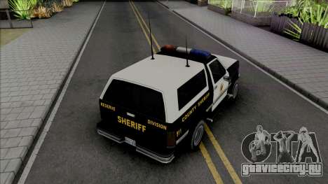 Vapid Riata 1992 Sheriff для GTA San Andreas