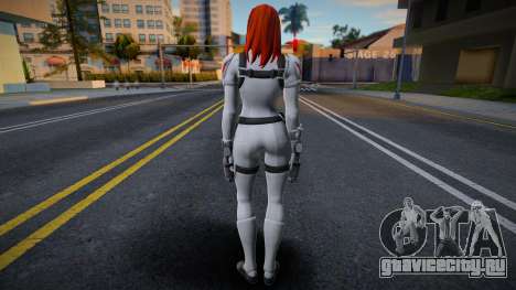 Fortnite - Black Widow White Suit для GTA San Andreas