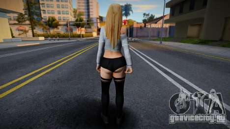 Parasit3 City Blonde Girl Skin 1 для GTA San Andreas