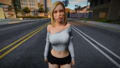 Parasit3 City Blonde Girl Skin 1 для GTA San Andreas