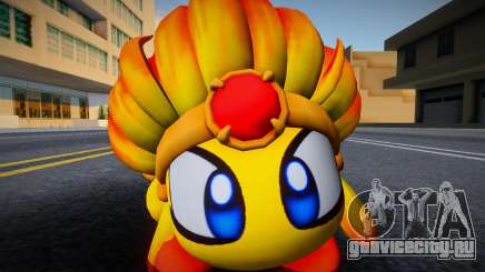 Burning Leo From Kirby Star Allies (yellow) для GTA San Andreas