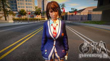 DOAXVV Tsukushi - Autumn School Wear 1 для GTA San Andreas