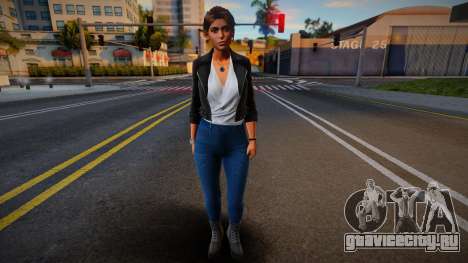 Lara Croft Fashion Casual v3 для GTA San Andreas