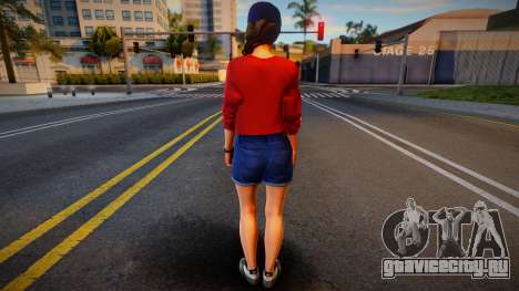 Lara Croft Fashion Casual v6 для GTA San Andreas
