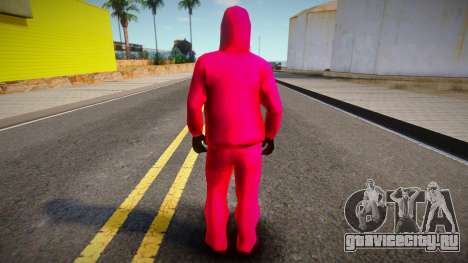 Squid Game Guard Outfit For CJ 2 для GTA San Andreas