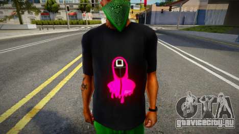 Squid Game Guard T-Shirt для GTA San Andreas