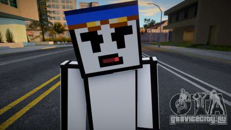 Sven - Stickmin Skin from Minecraft для GTA San Andreas