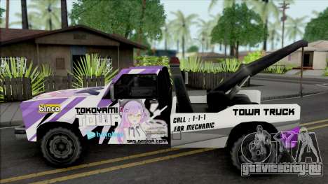 Tow Truck Tokoyami Towa Itasha для GTA San Andreas
