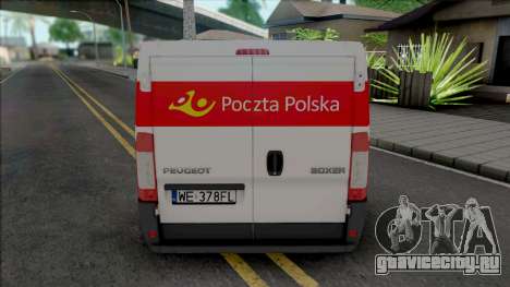 Peugeot Boxer Poczta Polska для GTA San Andreas
