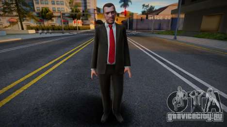 Niko Bellic Suit для GTA San Andreas