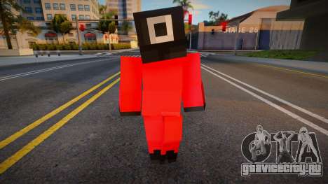 Minecraft Squid Game - Square Guard для GTA San Andreas