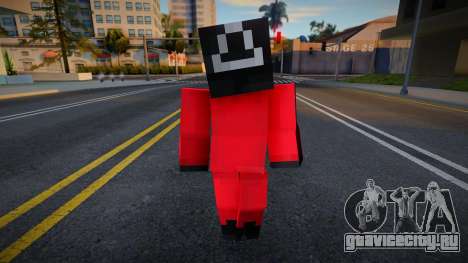 Minecraft Squid Game - Trangle Guard для GTA San Andreas