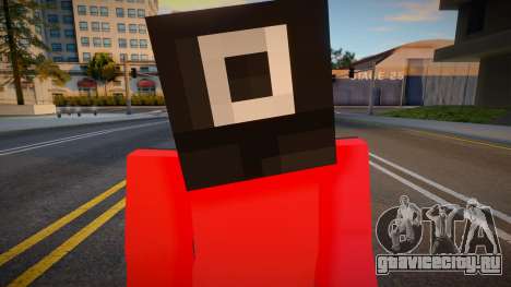 Minecraft Squid Game - Square Guard для GTA San Andreas