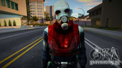Metro Zombie skin 1 для GTA San Andreas