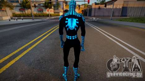 Spiderman Web Of Shadows - Blue Crystal Suit для GTA San Andreas