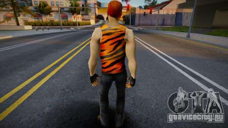 Postal Dude в тигровой майке для GTA San Andreas