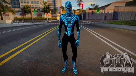 Spiderman Web Of Shadows - Blue Crystal Suit для GTA San Andreas