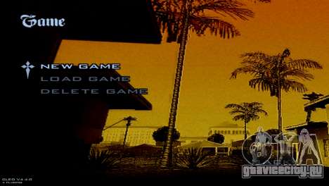 Full Menu Background Image для GTA San Andreas