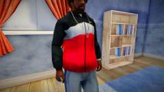 Nike Air Jacket White Red для GTA San Andreas