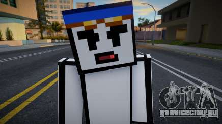 Sven - Stickmin Skin from Minecraft для GTA San Andreas