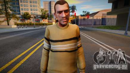 Niko Bellic Custom2 для GTA San Andreas