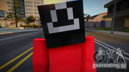 Minecraft Squid Game - Trangle Guard для GTA San Andreas