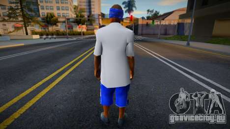 Crip1 Bandana HD для GTA San Andreas