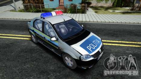 Dacia Logan Politia для GTA San Andreas