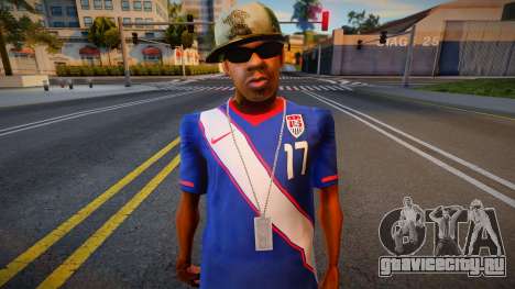 Guy in soccer jersey для GTA San Andreas