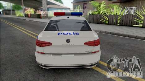Volkswagen Passat 380 TSI Turkish Police для GTA San Andreas