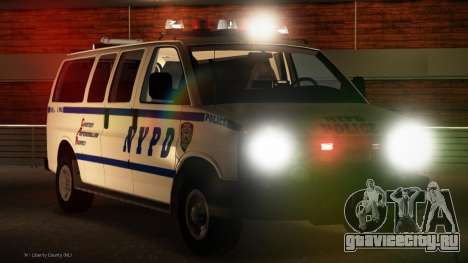 Chevrolet Express 2010 NYPD (ELS) для GTA 4