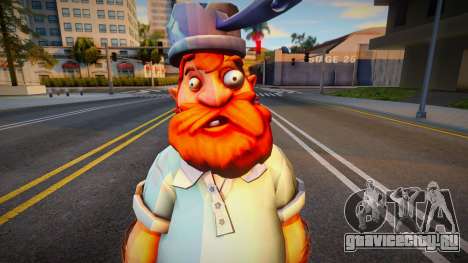Crazy Dave from Plants vs. Zombies для GTA San Andreas