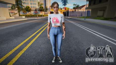 Claire Redfield Jeans для GTA San Andreas