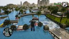 Water Level Flood Roof no Waves для GTA San Andreas Definitive Edition