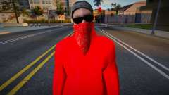 Blood gang skin 1 для GTA San Andreas