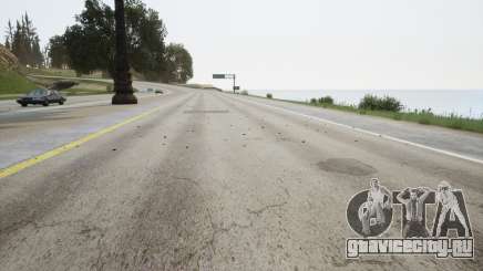 Удаление разорванных покрышек на трассе для GTA San Andreas Definitive Edition