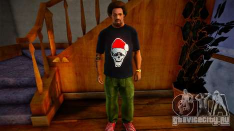 Christmas Skull T-Shirt v1 для GTA San Andreas