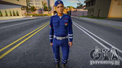 Magyar Női Katasztrófavédelemi Skin для GTA San Andreas