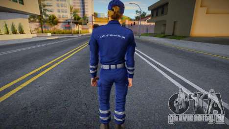 Magyar Női Katasztrófavédelemi Skin для GTA San Andreas