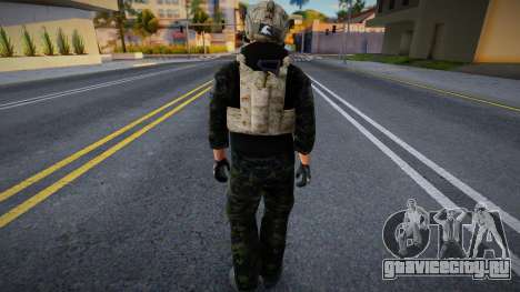 Военный в снаряжении для GTA San Andreas