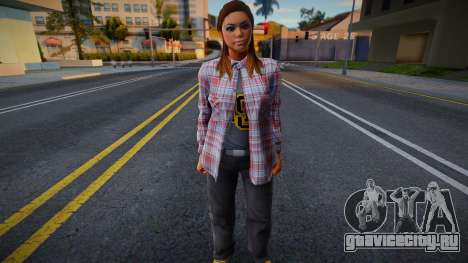 Vagos Girl from GTA V 2 для GTA San Andreas