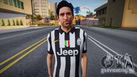 Gonzalo Higuaín для GTA San Andreas