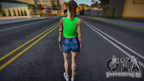 Claire Denim Shorts v1 для GTA San Andreas