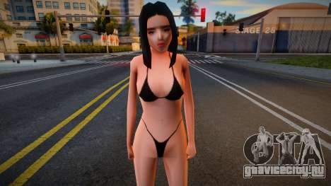 Симпатичная девушка в купальнике v1 для GTA San Andreas