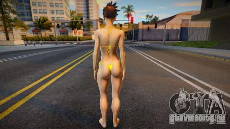 Tracer Bikini from Overwatch для GTA San Andreas
