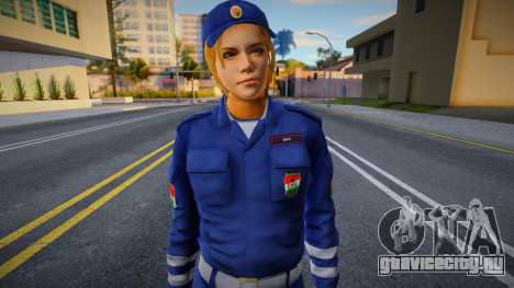 Magyar Női Katasztrófavédelemi Skin для GTA San Andreas