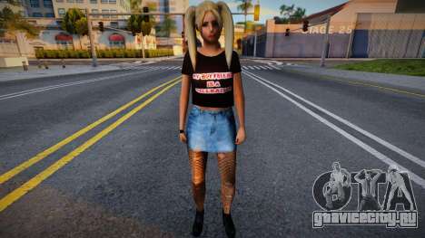 Симпатичная девушка v2 для GTA San Andreas